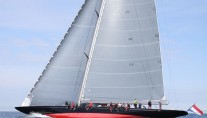 Holland Jachtbouw sailing yacht Rainbow under sail